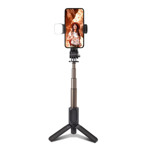 Selfie Stick with LED Light & Blutooth Remote